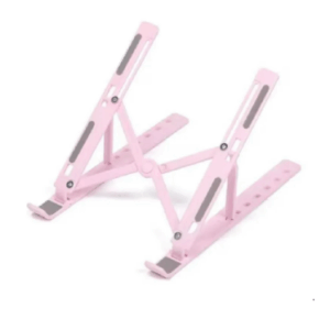 SOPORTE PARA NOTEBOOK EL331 DE PLASTICO 15 A 45 GRADOS INCLINACION RT007 ROSA BOX