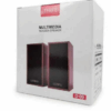 PARLANTE LEERFEI M-1017 USB 2.0 CABLE 1 MTS 6W 2X3W 5V MADERA MARRON OSCURO BOX