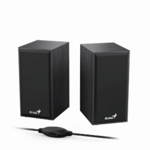 PARLANTE 2.0 GENIUS SP-HF180 USB 6W 3.5MM CONTROL DE VOLUMEN BLACK BOX