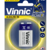 BATERIA ALCALINA 9V VINNIC AM9VF/6LR61 DIMENSIONES 26.5 X 17.5 X 48.5MM X UNIDAD