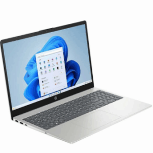 NOTEBOOK HP 15-FD0095WM 15.6 FHD INTEL CORE I5 1235U 8GB DDR4 SSD256 W11 COLOR SILVER TECLADO INGLES NUMERICO BOX ** GARANTIA 6 MESES