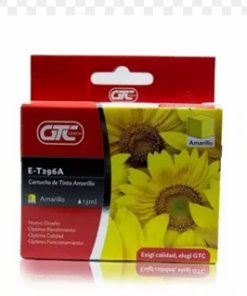 CARTUCHO GTC EPSON 296 AMARILLO E-T296A BOX