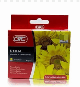 CARTUCHO GTC EPSON 296 AMARILLO E-T296A BOX