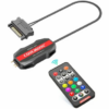 CONTROLADORA ARGB 5V 3 PINES A SATA CABLE 49CM CON CONTROL REMOTO SK1 2EN1 COOLMOON BOX