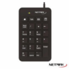 TECLADO NUMERICO NETMAK-KB250 USB 2.0 CABLE 80CM 4 TECLAS MULTIMEDIA BOX