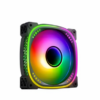 VENTILADOR 120X120MM TURBINA SENTEY F70 ARGB PWM EFECTO INFINITO 800-1800RPM CONECTOR 4 PINES + CONECTOR ARGB BOX