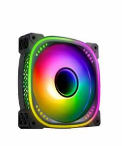 VENTILADOR 120X120MM TURBINA SENTEY F70 ARGB PWM EFECTO INFINITO 800-1800RPM CONECTOR 4 PINES + CONECTOR ARGB BOX