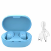 MINI AURICULARES INALAMBRICOS BLUETOOTH TWS A6S CON MICROFONO COLOR AZUL CIELO