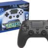 GAMEPAD FOX HS-PS456 PS4 PC ANDROID IOS 3 BOTONES EXTRAS M1 M2 RESET INCLUYE CABLE USB TIPO C INALAMBRICO ALTERNATIVO