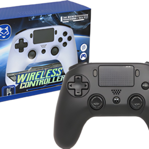 GAMEPAD FOX HS-PS456 PS4 PC ANDROID IOS 3 BOTONES EXTRAS M1 M2 RESET INCLUYE CABLE USB TIPO C INALAMBRICO ALTERNATIVO