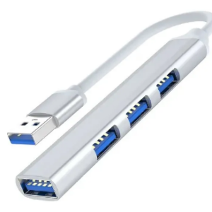 HUB USB 4 PUERTOS USB H 1XUSB3.0 / 3XUB2.0 SIMIL METALICO C-809