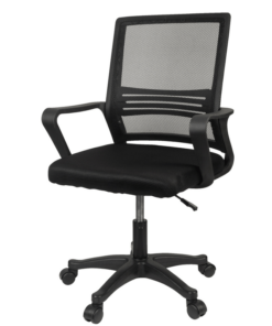 SILLA NOGANET SC-03 OFICINA HASTA 99KG COLOR NEGRO