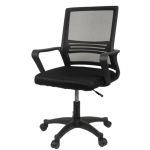 SILLA NOGANET SC-03 OFICINA HASTA 99KG COLOR NEGRO