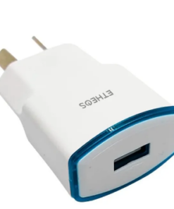 CARGADOR 220V A USB ETHEOS CUSB21A 5V 2.1A – 1 PORT BOX