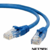 CABLE PATCH CORD 15.00MTS NETMAK CAT5 NM-C04 15 AZUL EN BOLSA
