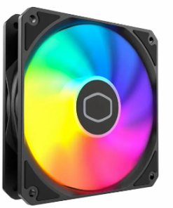 VENTILADOR COOLERMASTER PARA GABINETE MASTERFAN MF120 LITE BLACK ARGB 120MM 4 PIN PWM BOX