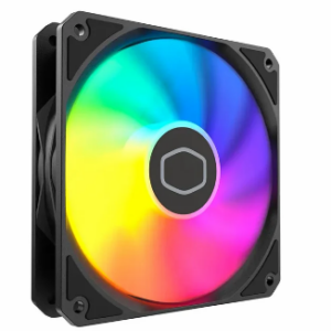 VENTILADOR COOLERMASTER PARA GABINETE MASTERFAN MF120 LITE BLACK ARGB 120MM 4 PIN PWM BOX