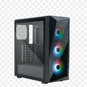 GABINETE COOLERMASTER CMP 520 VIDRIO TEMPLADO NEGRO SIN FUENTE MINI-ATX/ MICRO-ATX / ATX 3FAN 120MM LED ARGB BOX