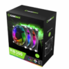 VENTILADOR GAMEMAX PARA GABINETE X3 120MM ARGB RB300 VORTEX RGB 3PIN + 4 PIN MOREX BOX