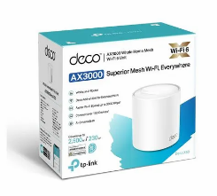 TPLINK DECO X50 MESH WIFI6 3 PORT GIGABIT AX3000 1-PACK BOX