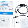 ENDOSCOPIO BOROSCOPIO CAMARA USB INSPECCION CON LUZ LED HY001 BOX