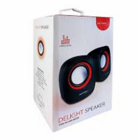PARLANTE NETMAK NM-9025B 1X3.5MM USB 6W CON CONTROL DE VOLUMEN ROJO BOX
