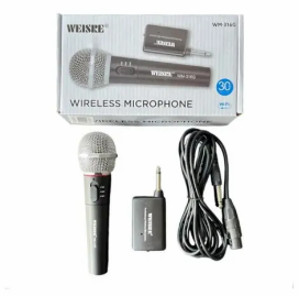 MICROFONO DUAL WIRELESS / CABLE WEISRE WM-316G