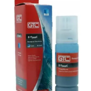 TINTA GTC EPSON E-T 504 544 CYAN 70ML ALTERNATIVO BOX PARA L3110 L3150 L3210 L3250 L5190