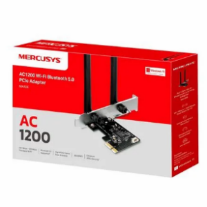 PLACA DE RED WIFI PCI-E MERCUSYS MA30E AC1200 867MBPS DUALBAND 2.4GHZ 5GHZ 2 ANTENAS BLUETOOTH 5.0 MU-MIMO BOX