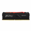 MEMORIA DDR4 8GB 3200MHZ KINGSTON FURY BEAST RGB 1.35V KF432C16BB2A/8 BOX