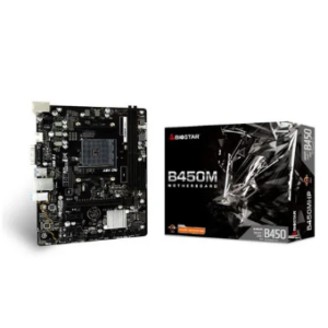 MOTHER BIOSTAR B450MHP AM4 DDR4 VGA HDMI BOX