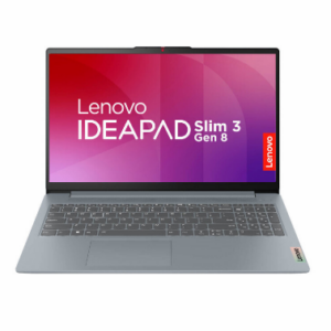 NOTEBOOK LENOVO IDEAPAD SLIM 3 15AMN8 15.6 FHD AMD RYZEN 5 7520U 8GB SSD256 W11H 82XQ00EBUS TECLADO INGLES NUMERICO COLOR ARCTIC GREY ** GARANTIA 6 MESES **