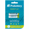 PILA RECARGABLE AAA 800MAH X 2 UND PROBATTERY PRNB-AAA800-BLX2 1.2V ENERGYPLUS+ BAJA AUTODESCARGAR BLISTER BOX