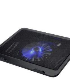 BASE NOTEBOOK N19 1XCOOLER140MM SILENCIOSO COLOR AZUL CABLE USB 30CM DE 12 A 17 PULGADAS 32.5X25CM