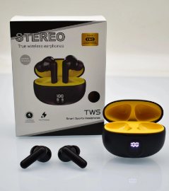 AURICULAR IN EAR 895B S510 TWS ENC BLUETOOTH 5.4 BATERIA BASE 300MAH BATERIA AURICULAR 40MAH NEGRO BOX