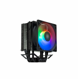 COOLER EVOLABS CRYO 3H RGB HASTA 1800RPM 95W COOLER DE 92MM CONECTOR 3 PINES AM3+ FM2 AMD AM4 AM5 INTEL LGA 1851 1700 1200 1151 1150 1155 1156 775 INCLUYE GRASA SILICONADA
