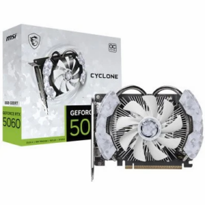 VIDEO NVIDIA MSI RTX 5060 8GB GDDR7 CYCLONE 1FAN OC EDITION PCI-E GEN5 128BIT HDMI DP BOX