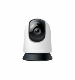 CAMARA IP MERCUSYS MC200 1920X1080 FHD 2MP H264 WIFI VISION NOCTURNA 360 GRADOS CONTROL PTZ DETECCION MOVIMIENTO PERSONAS LLANTO BEBE SOPORTA MICROSD HASTA 512GB SIRENA 88DB – INTERIOR – APP MERCUSYS