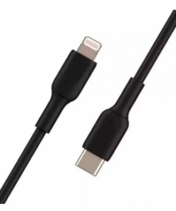 CABLE USB TIPO C A IPHONE 8 PINES LIGHTNING 2.00 MTS NOGANET ALTERNATIVO NEGRO USB C/L EN BOLSA