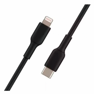 CABLE USB TIPO C A IPHONE 8 PINES LIGHTNING 2.00 MTS NOGANET ALTERNATIVO NEGRO USB C/L EN BOLSA