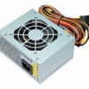 FUENTE ATX 600W SLIM MINI SOLARMAX KC-EAA600 COOLER 8CM +12V 19A 1X24+4PINES 2XSATA 2XMOLEX DIMENSIONES 125X63X100MM MINIATX PLATEADA
