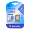 MICROSD 8GB CLASE 10 VERBATIM 533X V10 U1 80MB CON ADAPTADOR
