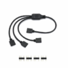 CABLE EXTENSION SPLITTER ARGB 5V 1 3 PINES A 2 3 PINES 30CM