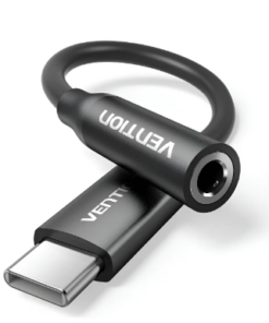 ADAPTADOR AUDIO VENTION USB C A AUX JACK 3.5MM HEMBRA