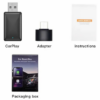 CARPLAY ANDROID AUTO MINI WIFI 6 DUAL BAND 2.4GHZ 5GHZ AX1800 BLUETOOTH 5.4 – REVISE COMPATIBILIDAD CON SU STEREO – REQUIERE COMPATIBILIDAD NATIVA CON CARPLAY O ANDROID AUTO POR CABLE