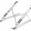 BASE NOTEBOOK KOLKE KVS-766 6 POSICIONES ANGULO DE INCLINACION HASTA 43 GRADOS DE ALUMINIO PLEGABLE SOPORTA HASTA 5KG 17.3 PULGADAS DIMENSIONES 23.9X4.2X1.3CM
