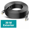 CABLE PATCH CORD 30.00MTS CAT6 EXTERIOR NEGRO OEM