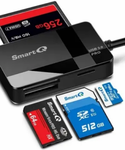 LECTOR DE MEMORIAS USB 3.0 C368 4 EN 1 SD MICROSD CF COMPACT FLASH MEMORY STICK PRO