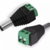 CONECTOR DC PLUG MACHO PLUG ALIMENACION CON BORNERA 12V 2.1MM X UNIDAD