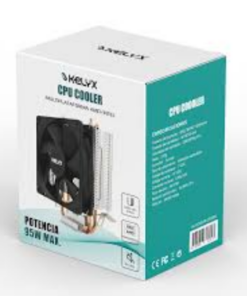 COOLER KELYX KL-COOLER-CPC002 92MM 92X92X25MM 2000RPM TDP 95W COMPATIBLE CONECTOR 3 PINES INTEL 775 1150 1151 1155 1156 1200 1700 AMD AM2 AM2+ AM3 AM3+ AM4 AM5 FM1 FM2 INCLUYE GRASA SILICONADA
